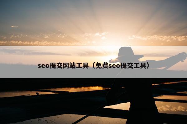 seo提交网站工具（免费seo提交工具）
