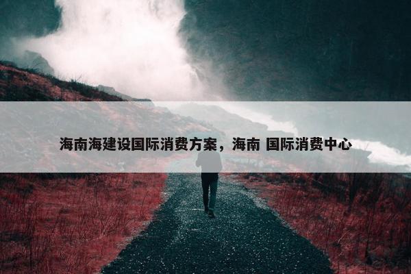海南海建设国际消费方案，海南 国际消费中心