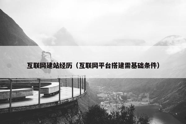 互联网建站经历（互联网平台搭建需基础条件）