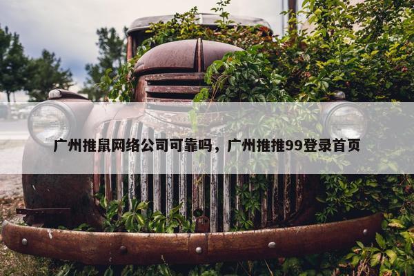 广州推鼠网络公司可靠吗，广州推推99登录首页