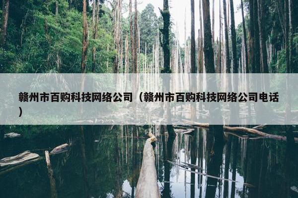 赣州市百购科技网络公司（赣州市百购科技网络公司电话）