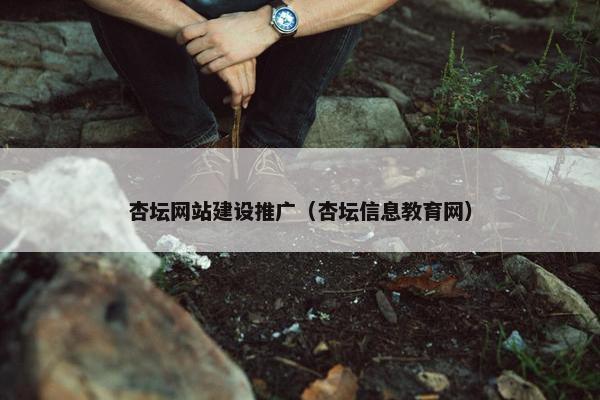 杏坛网站建设推广（杏坛信息教育网）