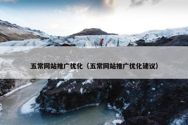 五常网站推广优化（五常网站推广优化建议）
