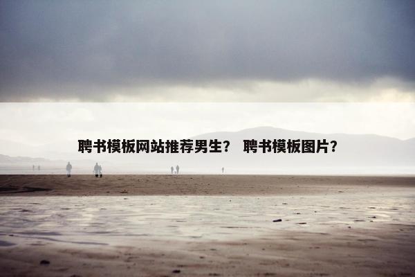 聘书模板网站推荐男生？ 聘书模板图片？