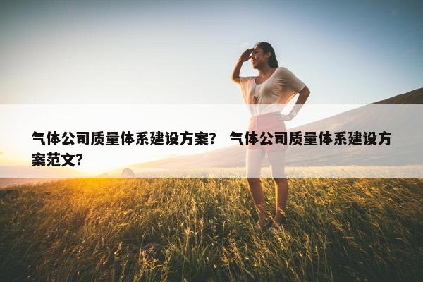 气体公司质量体系建设方案？ 气体公司质量体系建设方案范文？