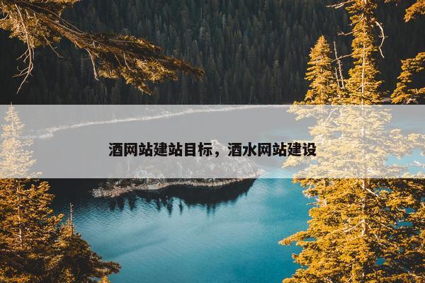 酒网站建站目标，酒水网站建设