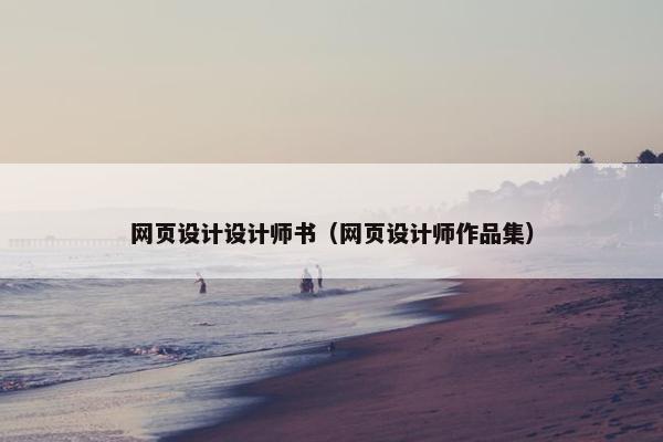 网页设计设计师书（网页设计师作品集）