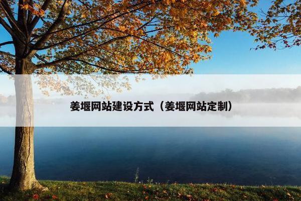 姜堰网站建设方式（姜堰网站定制）