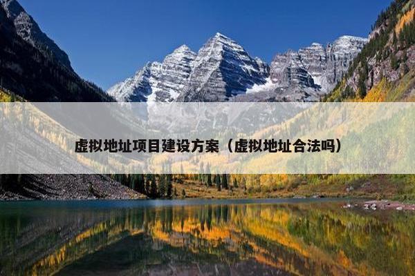 虚拟地址项目建设方案（虚拟地址合法吗）