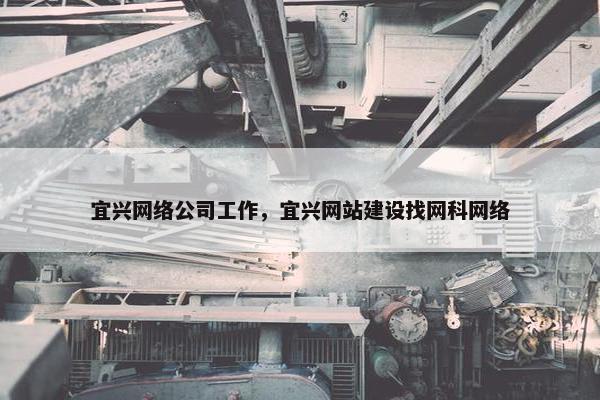 宜兴网络公司工作，宜兴网站建设找网科网络