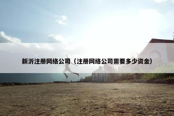 新沂注册网络公司（注册网络公司需要多少资金）