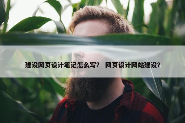 建设网页设计笔记怎么写？ 网页设计网站建设？