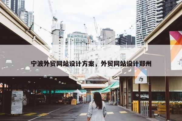 宁波外贸网站设计方案，外贸网站设计郑州