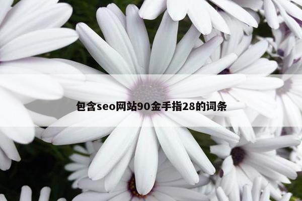 包含seo网站90金手指28的词条