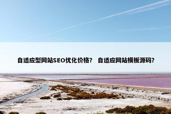 自适应型网站SEO优化价格？ 自适应网站模板源码？
