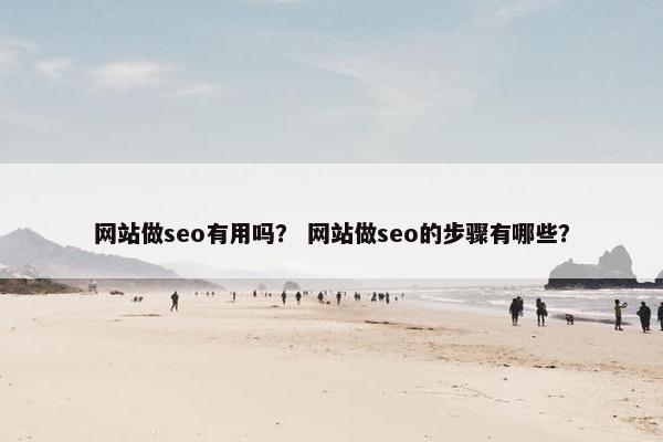 网站做seo有用吗？ 网站做seo的步骤有哪些？