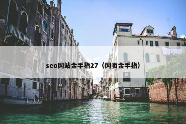 seo网站金手指27（网页金手指）
