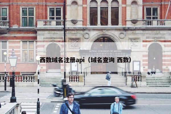 西数域名注册api（域名查询 西数）