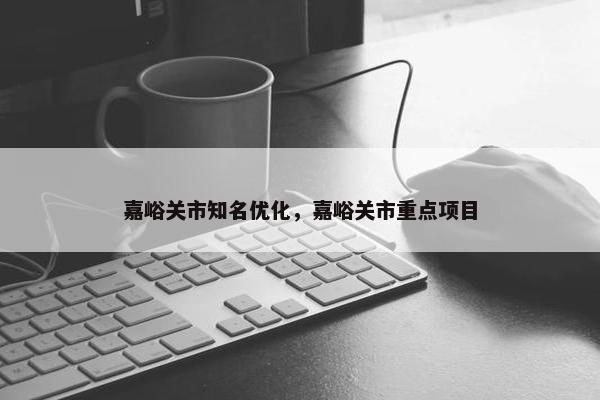 嘉峪关市知名优化，嘉峪关市重点项目