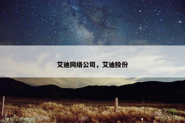 艾迪网络公司，艾迪股份