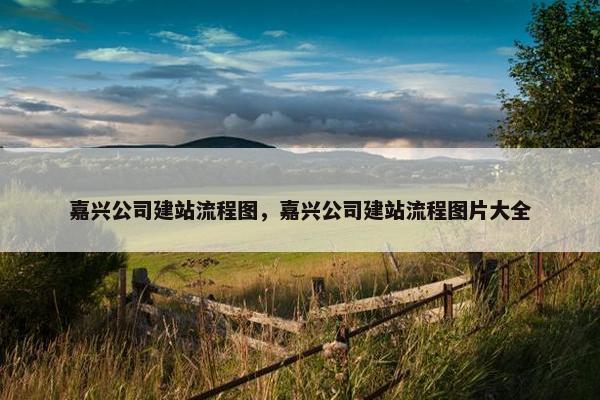 嘉兴公司建站流程图，嘉兴公司建站流程图片大全