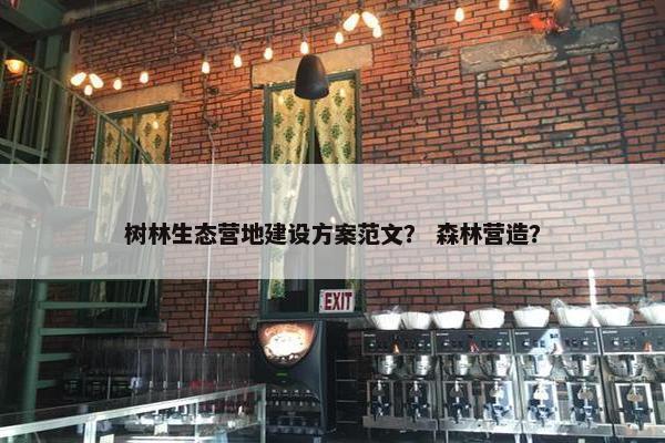 树林生态营地建设方案范文？ 森林营造？