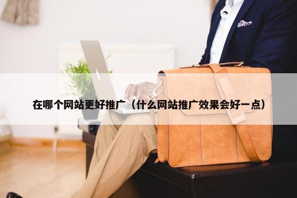 在哪个网站更好推广（什么网站推广效果会好一点）