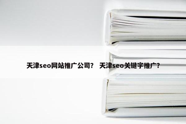 天津seo网站推广公司？ 天津seo关键字推广？
