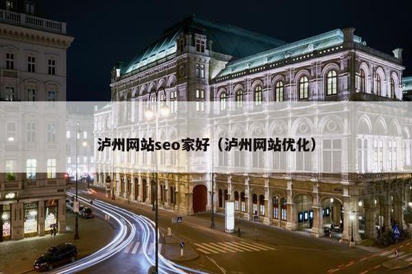 泸州网站seo家好（泸州网站优化）
