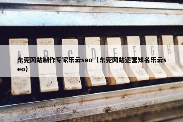 东莞网站制作专家乐云seo（东莞网站运营知名乐云seo）