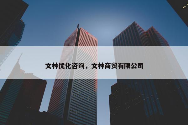 文林优化咨询，文林商贸有限公司