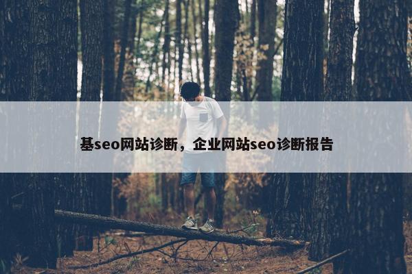 基seo网站诊断，企业网站seo诊断报告