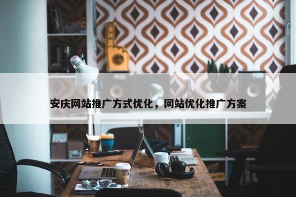安庆网站推广方式优化，网站优化推广方案
