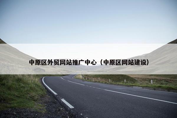 中原区外贸网站推广中心（中原区网站建设）