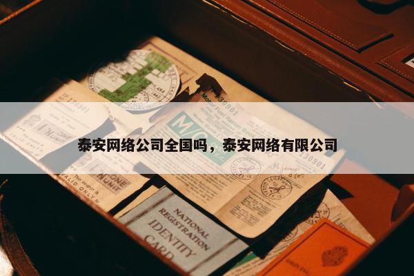 泰安网络公司全国吗，泰安网络有限公司