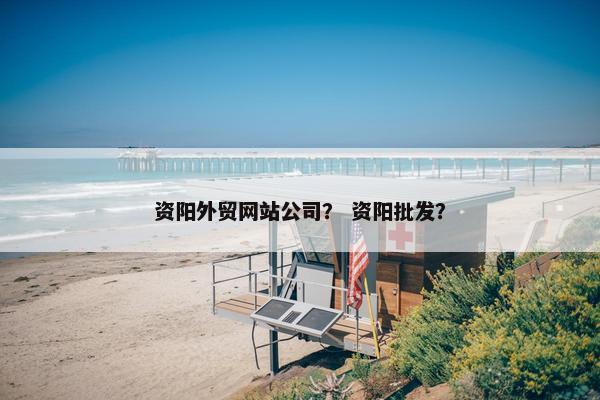 资阳外贸网站公司？ 资阳批发？
