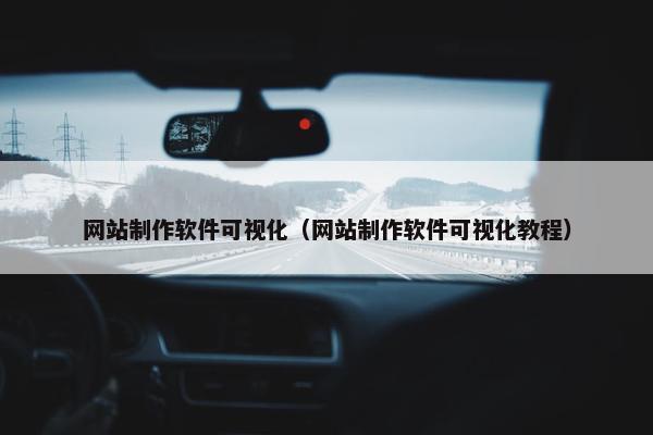 网站制作软件可视化（网站制作软件可视化教程）