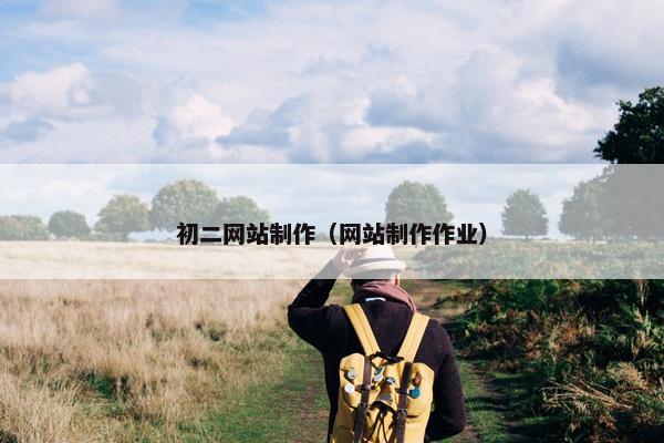 初二网站制作（网站制作作业）