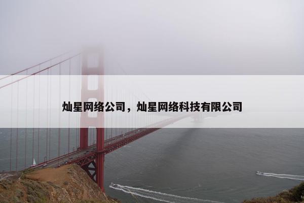 灿星网络公司，灿星网络科技有限公司