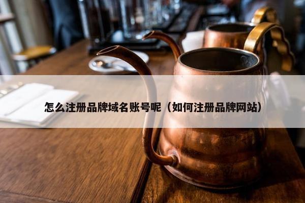 怎么注册品牌域名账号呢（如何注册品牌网站）