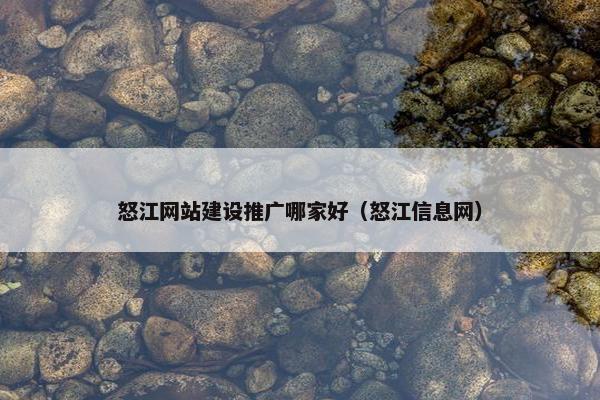 怒江网站建设推广哪家好（怒江信息网）