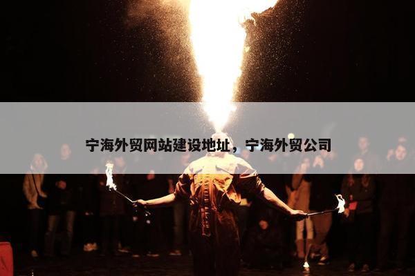 宁海外贸网站建设地址，宁海外贸公司