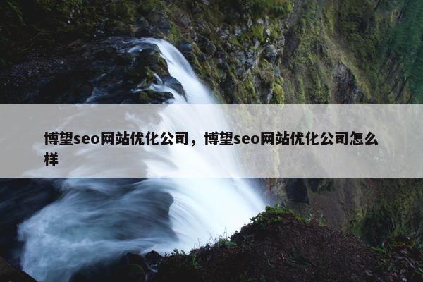 博望seo网站优化公司，博望seo网站优化公司怎么样