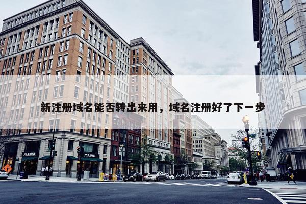 新注册域名能否转出来用，域名注册好了下一步