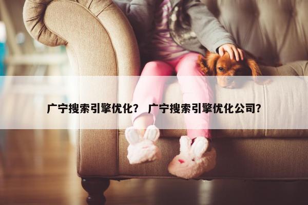 广宁搜索引擎优化？ 广宁搜索引擎优化公司？