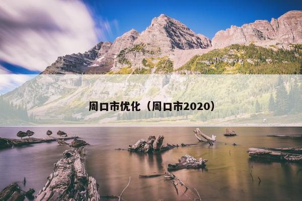 周口市优化（周口市2020）
