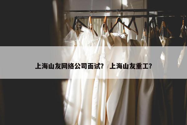 上海山友网络公司面试？ 上海山友重工？