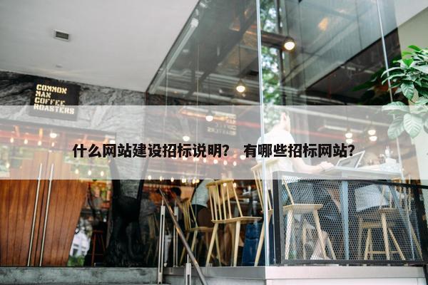 什么网站建设招标说明？ 有哪些招标网站？