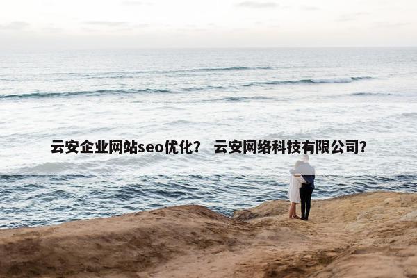 云安企业网站seo优化？ 云安网络科技有限公司？