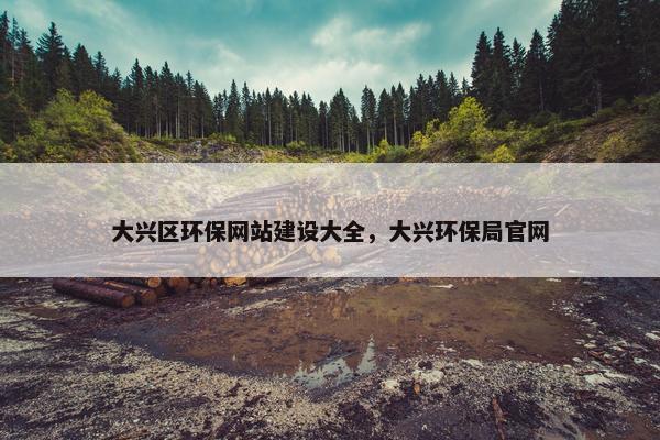 大兴区环保网站建设大全，大兴环保局官网